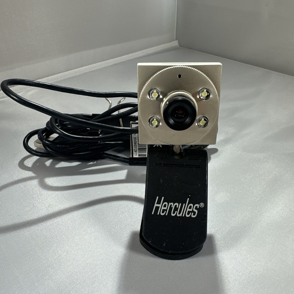 Hercules Classic Silver Webcam, 30 fps, USB 2.0